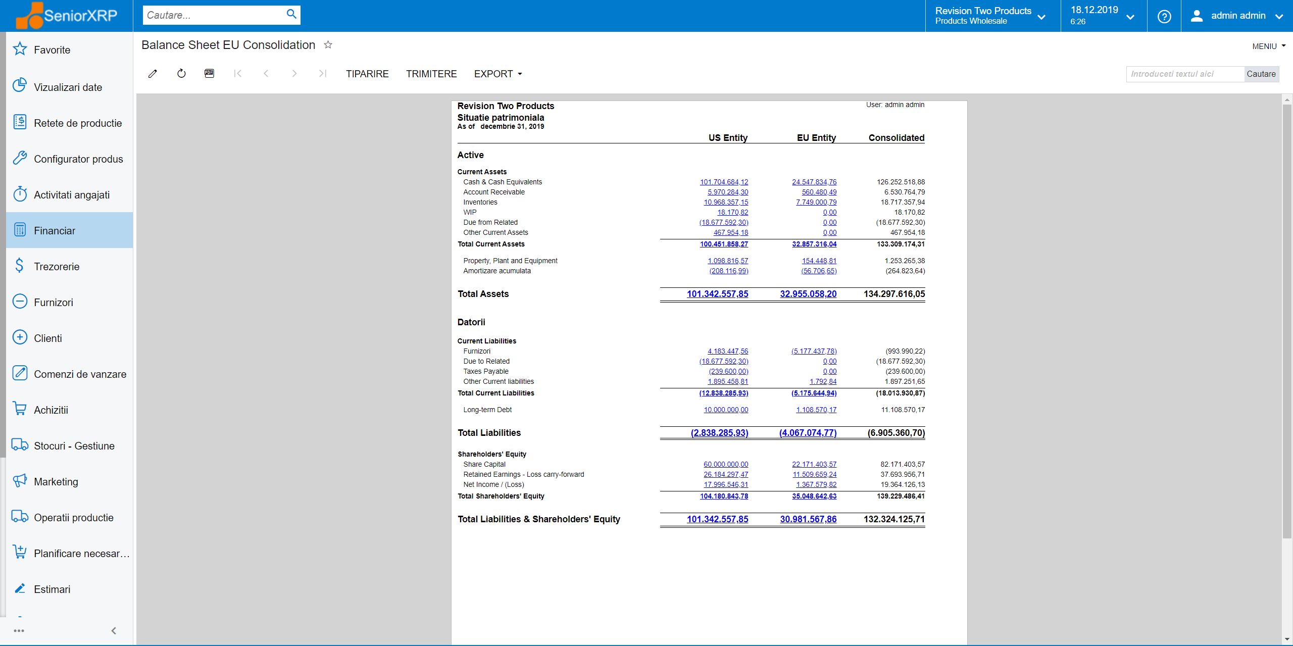 Raport Consolidare Financiara